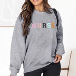 Nurse Sweatshirt Gray Size L Photo 0