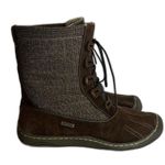 Woolrich  Suede Brown Plaid Uppers Lace Up Waterproof Boots Womens 11 Photo 4