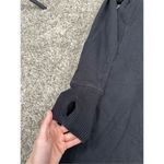 Athleta Cowl Neck Lounge Sweatshirt Dress Hooded Black XS Athleisure Stretchy Photo 10