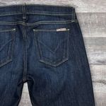 Hudson Jeans Hudson Krista Super Skinny Dark Blue Jean Women 28 (32X31) Low Rise Ripped Denim Photo 5