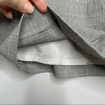 ESCADA Wool Silk Pencil Skirt Womens 6 Herringbone Plaid Old Money Quiet Luxury Black Photo 4