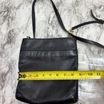 Michael Kors  Crossbody Bag black leather gold logo Classic purse Photo 6