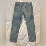 Hudson Jeans  Lightwash Crop Riley Relaxed Straight 27 98% cotton Made in USA Photo 2