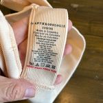 Anthropologie  Cream Strapy Square Sports Bra Bandeau Crop Top XXS XS Photo 3