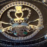 Kathy Van Zeeland  Shiny Black Embossed Crossbody Photo 1