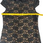 Connected Apparel  Black Lace Midi Dress Size 8 Photo 10