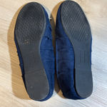 White Mountain  Navy Blue Suede Bow Ballet Flats Women's Size 11 Photo 6