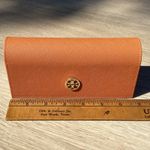 Tory Burch  Orange Sunglasses Case Hard Shell Clam Shell Designer Photo 5