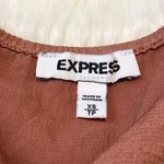 EXPRESS | V-neck Criss Cross Back Front Tie Blouse Photo 8