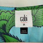 CAbi  Dress Size Medium 5815 ‘No Slip’ Wrap Derby Flutter Sleeve Floral Floral Photo 4