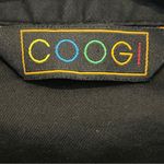 COOGI  Black Studded Embroidered Full Button Down Long Sleeve Blouse Top Size L Photo 2