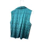 Coldwater Creek  size S  reversible embroidered vest cardigan open front Photo 3