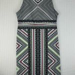 prAna  Sporty Mini Dress Racer Back Size Small Ariel Aztec Print Built-In Bra Photo 0
