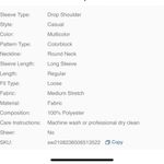 SheIn LUNE Plus Cut And Sew Drop Shoulder Tee Photo 8