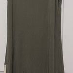 Olive & Oak  green sleeveless dress with beige and black uneven hem sma… Photo 4