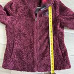Pendleton Burgundy Full Zip High Neck Sherpa Jacket S Photo 7
