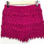 EXPRESS ✨ Tiered Floral Crochet Lace Shorts✨ Photo 3