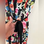 Oscar de la Renta  Pink Label Floral Wrap Robe & Slip Dress Set Size S Photo 6