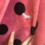 PINK - Victoria's Secret Pink Victoria’s Secret Mauve With Black Polka Dots Robe Size M/L Photo 3