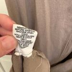 Adyson Parker Women's Linen Blend Tiered Ruffle Pockets Midi Dress Brown Size M Photo 6