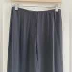 Eileen Fisher  Black Petite Silk Elastic Waist Zip Fly Dress Pants Size PP Photo 1
