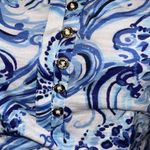 Lilly Pulitzer blue and white sleeveless top size medium Photo 3