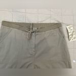 J.Jill NWT  Petal Soft 100% Cotton Light Grey/Tan Cargo Style Pants Gorpcore - 12 Photo 2