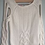 Vintage Havana Cream Cable Knit Sweater Photo 3