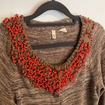 Anthropologie MOTH Sweater Cardigan Size Medium Brown Photo 3