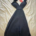 Dillard's Navy Blue Prom Dress Photo 4