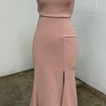 Jenny Yoo  Women's Gia open back bridesmaid dress blush pink Photo 1