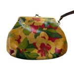 Patricia Nash NEW Leather Spring Lily Savena Italian Leather Wristlet Clutch Photo 2