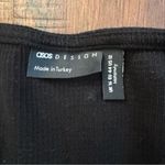 ASOS DESIGN MATERNITY black button down maternity top, US size 12 Photo 7