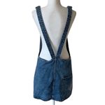 ZARA #100 DENIM OVERALL MINI WITH TIE DYE TANK Photo 3