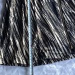 MSK Women’s Gold/Black Sparkle Neck Slinky Western Stretch Top Blouse Size 2XL Black Photo 3