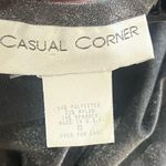 Casual Corner Metallic Silver Mini Dress Women Size 8 Silver Short Sleeve Formal Photo 8