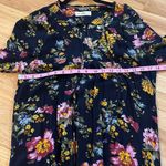 Natural Life Rowan Black Floral Side Slit Midi Maxi Dress Sz S Photo 5