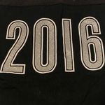 Victoria's Secret Victoria’s Secret Black 2016 Graphic In Silver Glitter Bikini Photo 2