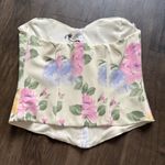 ZARA NWT  FLORAL SWEETHEART NECK CORSET Photo 10
