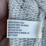 white + warren wool cashmere 3 hook grandpa cardigan oatmeal size medium Gray Photo 9