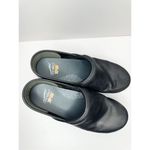 Dansko  Clogs Size 8US Matte Black Leather Comfort Slip On Professional Shoes Photo 7