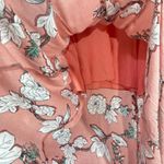 Everly  Floral Maxi‎ Dress M Pink Sleeveless Boho V-Neck Side Slit Summer Casual Photo 8