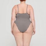 SKIMS  COTTON LOGO BODYSUIT SMOKE 3X NWT Photo 1