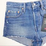 Levi's Levi’s Premium 501 High Rise Cut Off Micro Jean Shorts: Teeny Weeny Medium Wash Photo 6