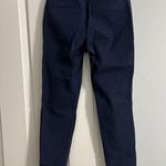 Old Navy High-Waisted Pixie Skinny Pants. Blue herringbone print. . Size 2. NWT Photo 1