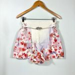 Zimmermann  Crush Belted Twill Shorts US 6 Scarlett Floral Silk Cotton NWT AU 1 Photo 7