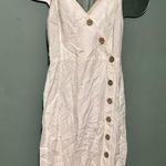 EXPRESS White Midi Bodycon Dress Photo 2