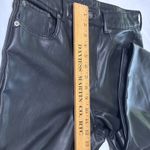 American Eagle  Stretch Faux Leather High Waisted Flare Pants Size 14 Long Photo 11