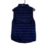 Vineyard Vines  Womens Mountain Weekend Puffer Vest Navy Pink Zip Size Small Photo 1