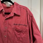 Harley Davidson short sleeve button down shirt owners group Rocky Mountain rally Photo 1